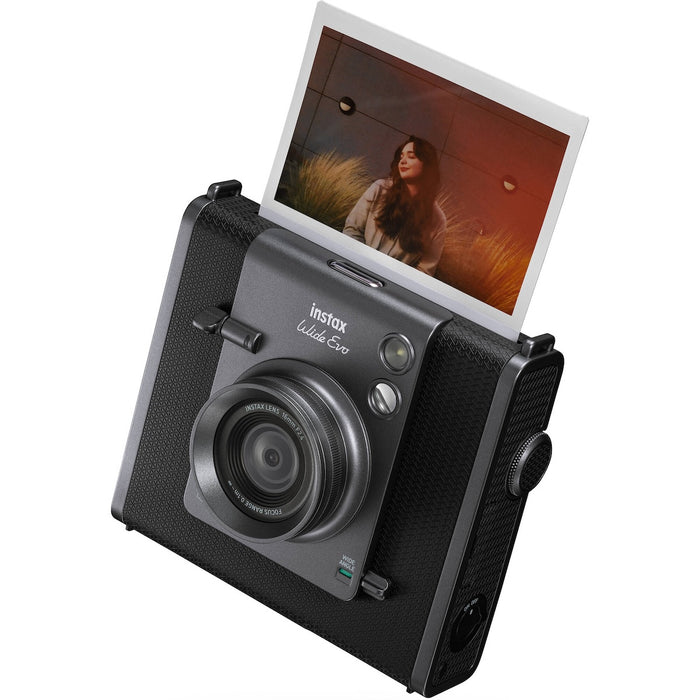 Fujifilm Instax Wide Evo Hybrid Instant Camera Black