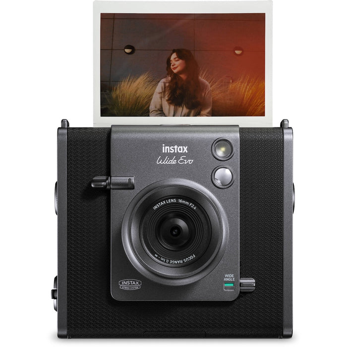 Fujifilm Instax Wide Evo Hybrid Instant Camera Black