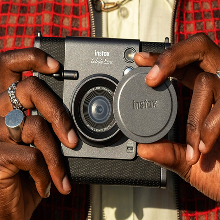 Fujifilm Instax Wide Evo Hybrid Instant Camera Black