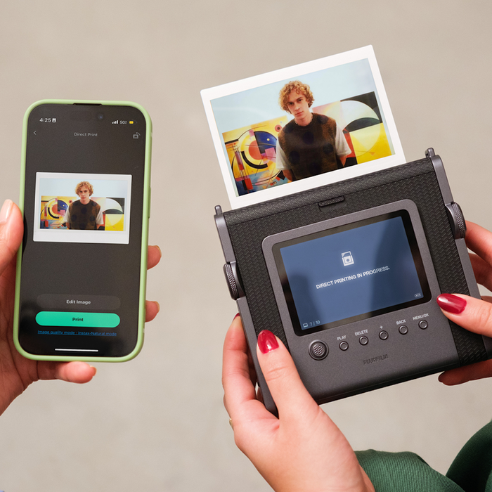 Fujifilm Instax Wide Evo Hybrid Instant Camera Black