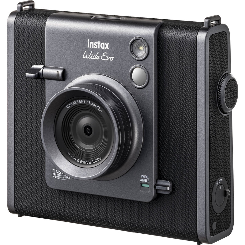 Fujifilm Instax Wide Evo Hybrid Instant Camera Black