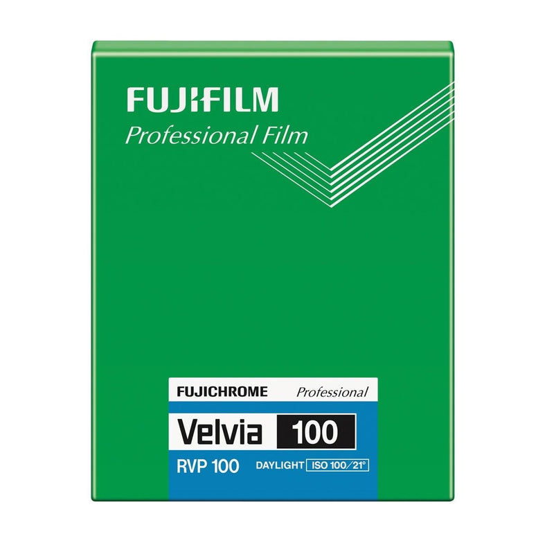 Fujifilm Velvia 100 Colour Positive 4x5 Sheet Film (20 Sheets)