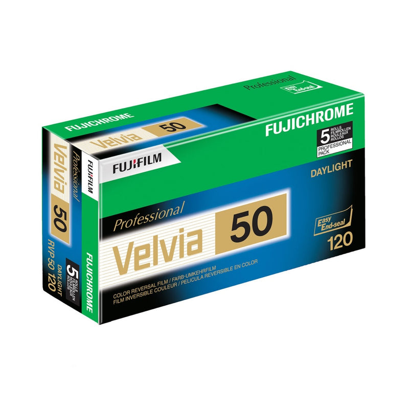 Fujifilm Velvia 50 Colour Positive - 120 Pack of 5