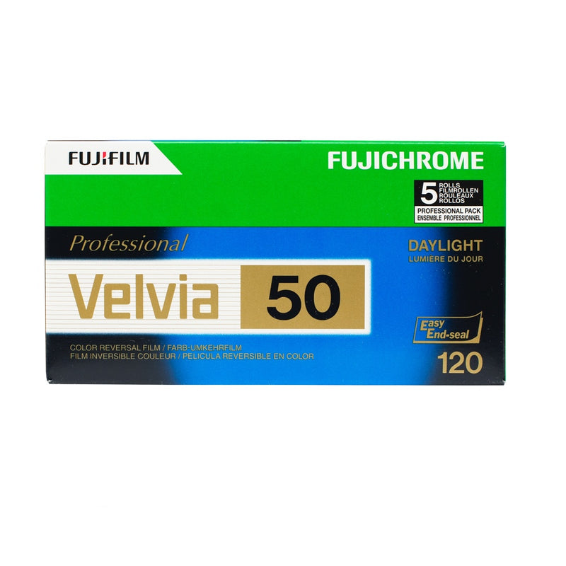 Fujifilm Velvia 50 Colour Positive - 120 Pack of 5