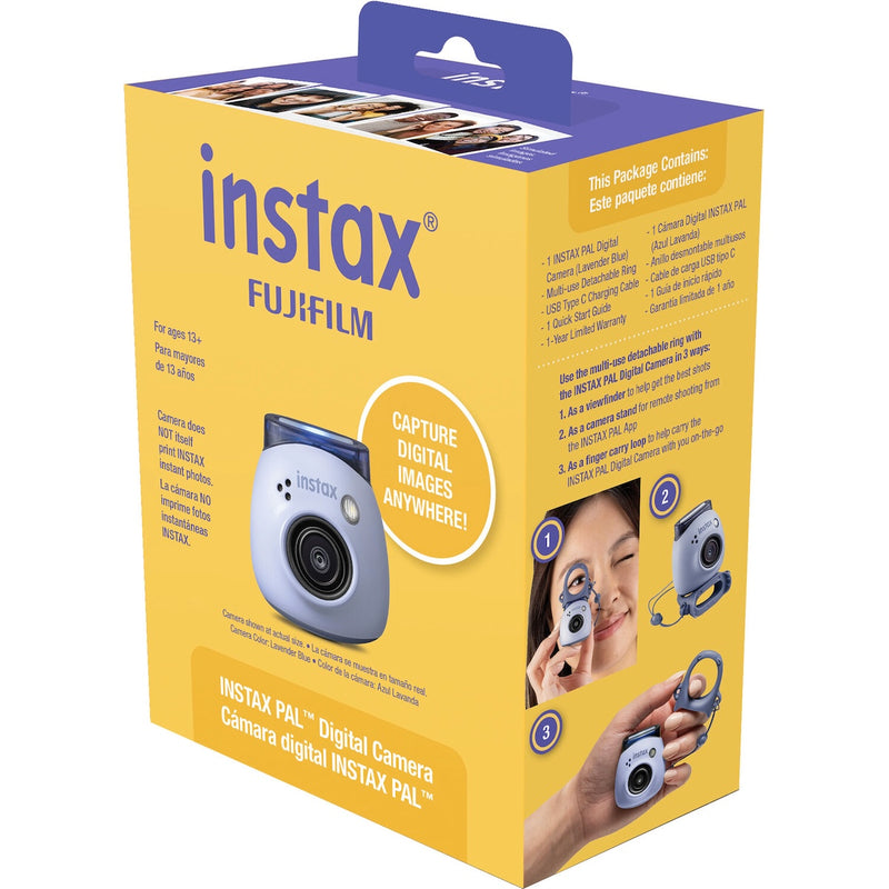 Fujifilm Instax Pal Digital Camera Lavender Blue