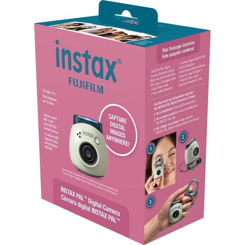 Fujifilm Instax Pal Digital Camera Pistachio Green