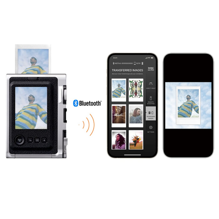 Fujifilm Instax Mini Evo Hybrid Instant Camera Black