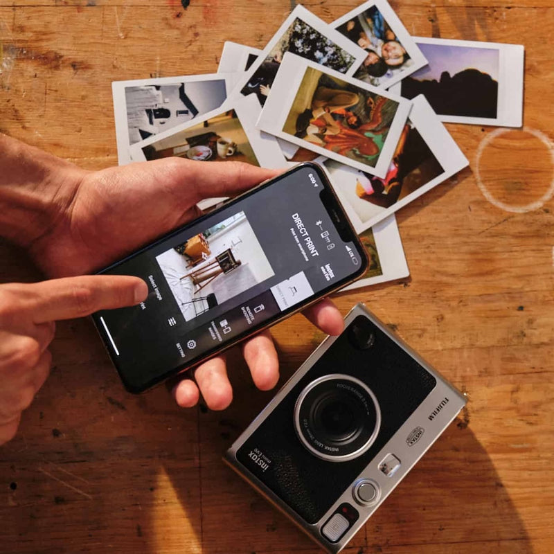 Fujifilm Instax Mini Evo Hybrid Instant Camera Black