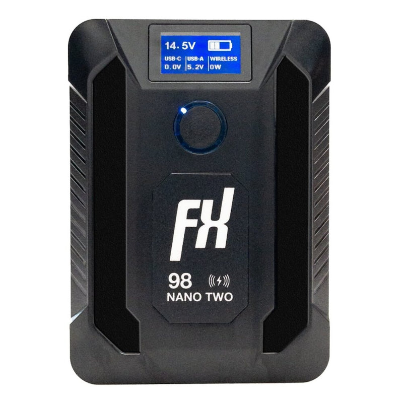 FXLION Nano Two 14.8V 98Wh V-Mount Battery with USB & Wireless Charging