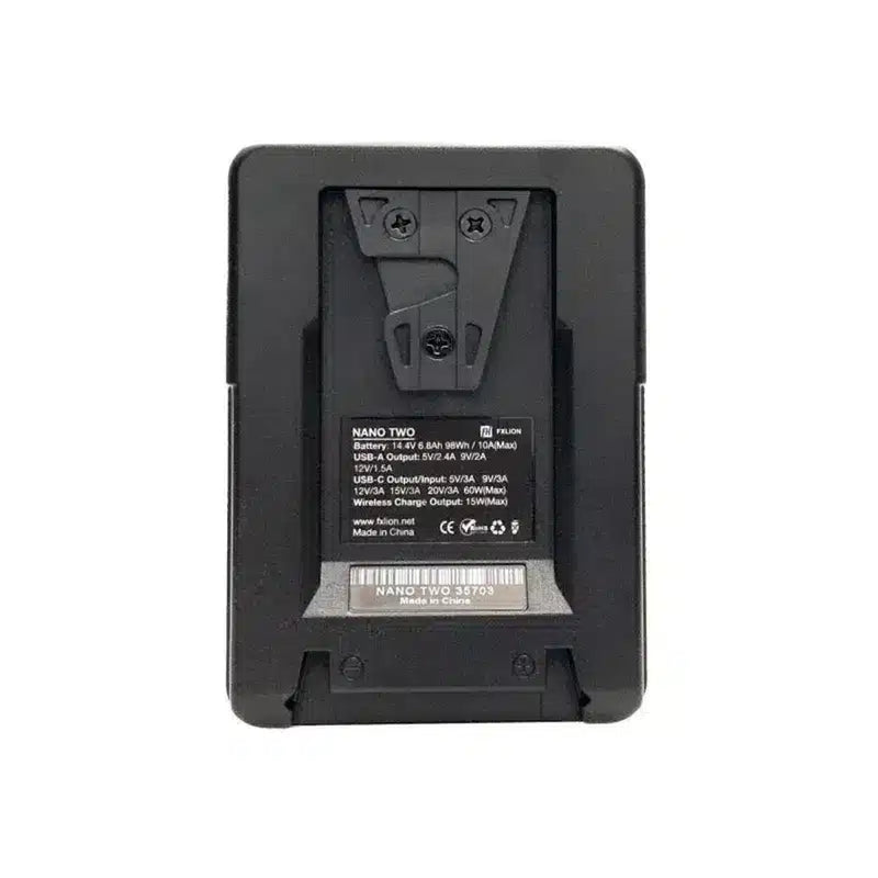 FXLION Nano Two 14.8V 98Wh V-Mount Battery with USB & Wireless Charging
