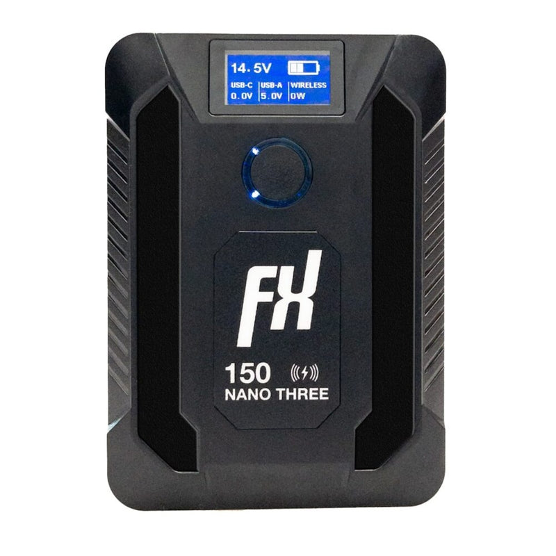 FXLION Nano Three 14.8V 150Wh V-Mount Battery with USB & Wireless Charging