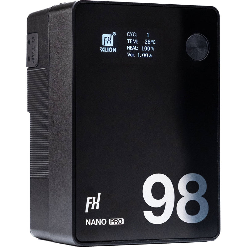 FXLION Nano Pro 14.4V 98Wh V-Mount Battery with USB-C PD 100W