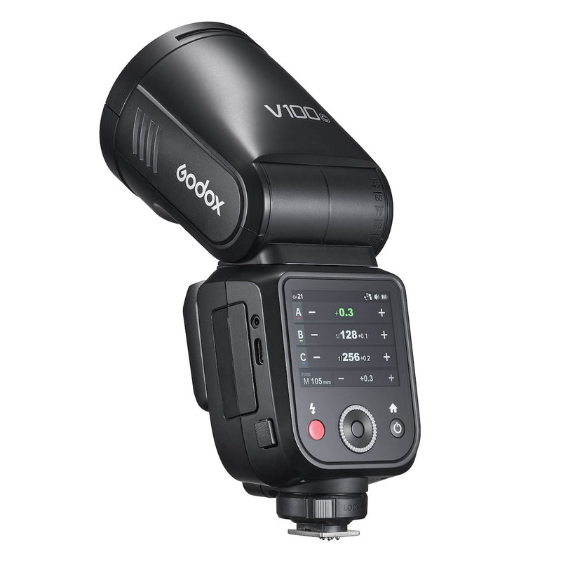 Godox V100 F 100Ws Round-Head TTL Speedlite for Fujifilm