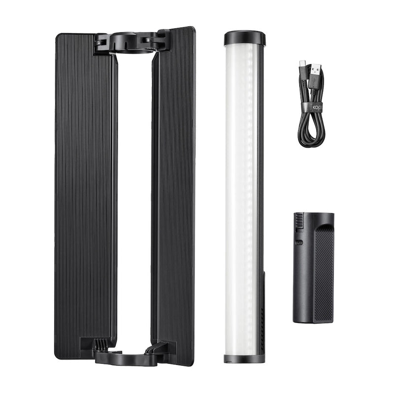 Godox LC500RMini Handheld LED RGB Light Wand with Barndoor