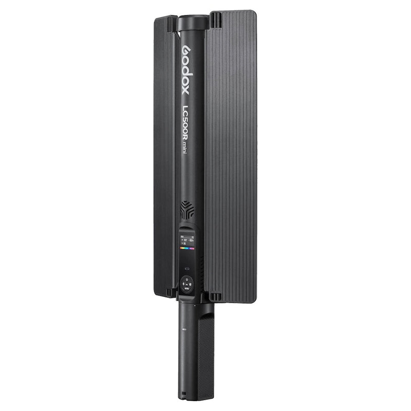 Godox LC500RMini Handheld LED RGB Light Wand with Barndoor