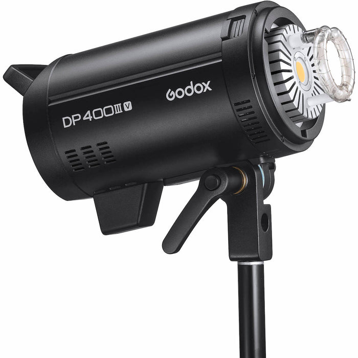 Godox DP400III-V Studio Flash Head with LED Modelling Lamp