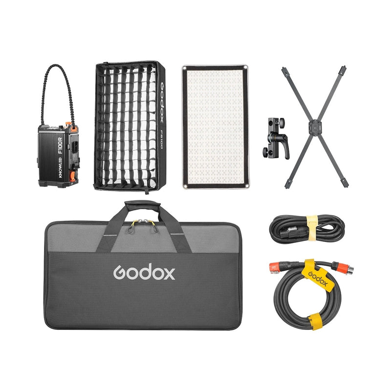 Godox KNOWLED F100R Flexible IP54 RGB Cine LED Light Mat Panel