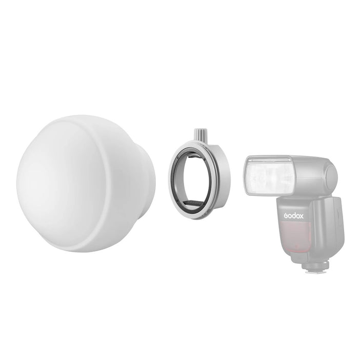Godox ML-CD15 Omni-Directional Diffusion Sphere for Godox V1, V100, AD100, AD200 Round Flashes