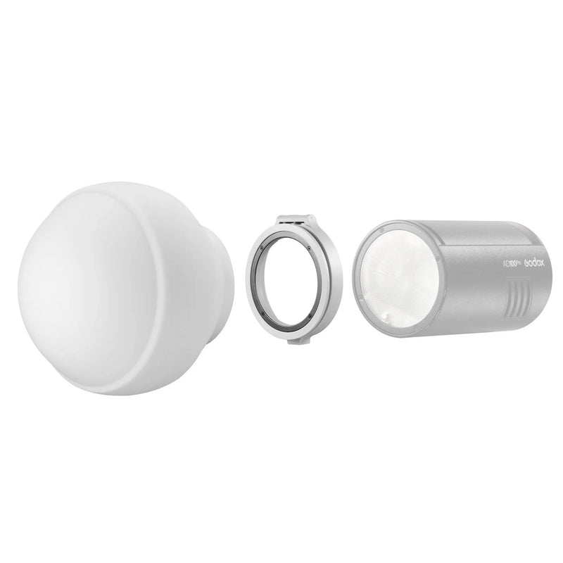 Godox ML-CD15 Omni-Directional Diffusion Sphere for Godox V1, V100, AD100, AD200 Round Flashes