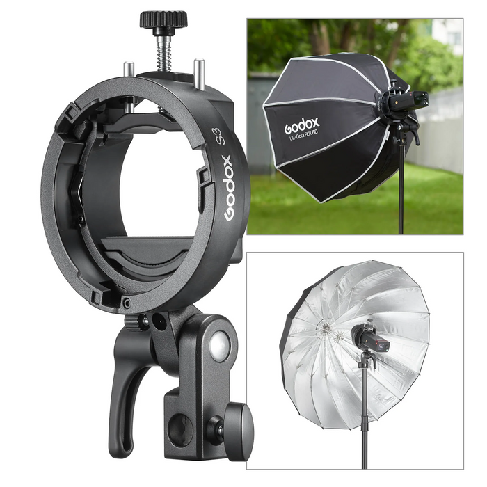 Godox S3 Smart Speedlite Bracket with Bownes Mount