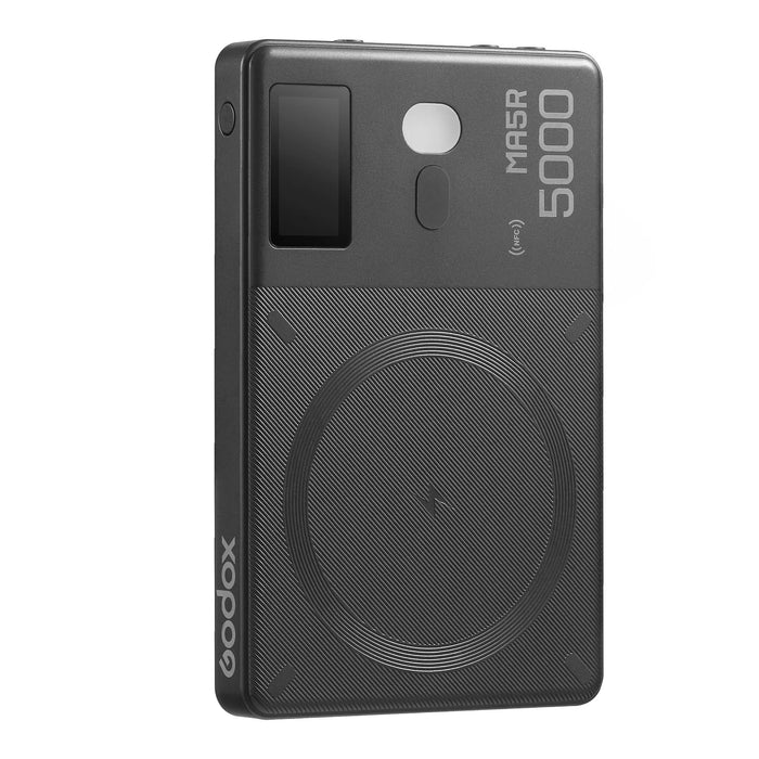 Godox MA5R Magnetic RGB LED Light & Powerbank with Wireless Charging Black