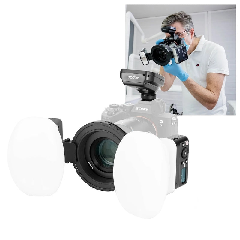 Godox MF12-DK1 Dental Flash Kit with Xpro II-S Trigger Kit for Sony