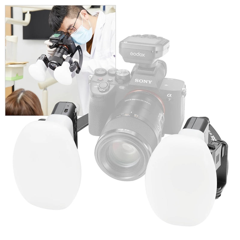 Godox MF12-DK3 Dental Flash Kit with Bracket MF-DB