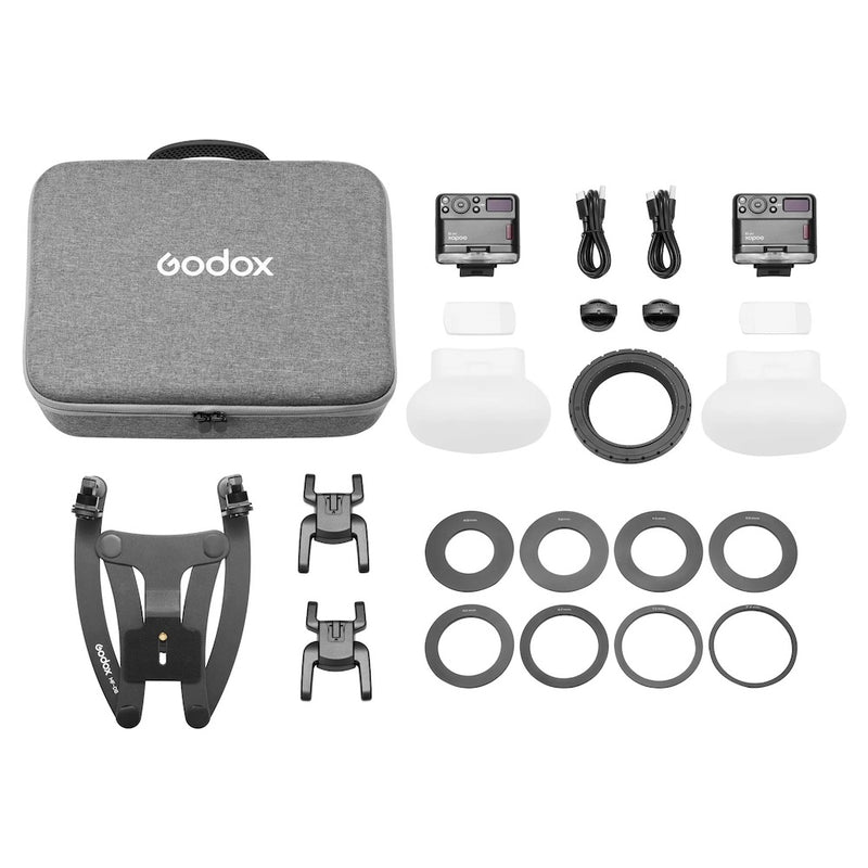 Godox MF12-DK3 Dental Flash Kit with Bracket MF-DB