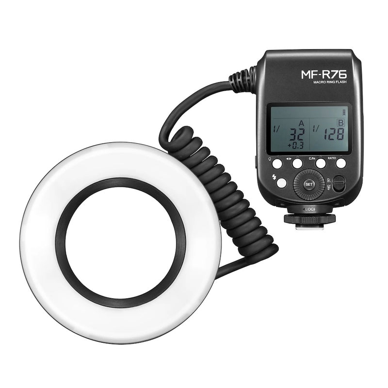 Godox MF-R76 On-Camera Macro Ring Flash