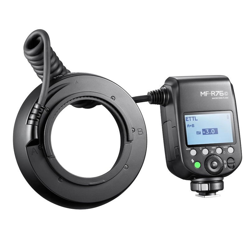 Godox MF-R76N On-Camera TTL Macro Ring Flash for Nikon