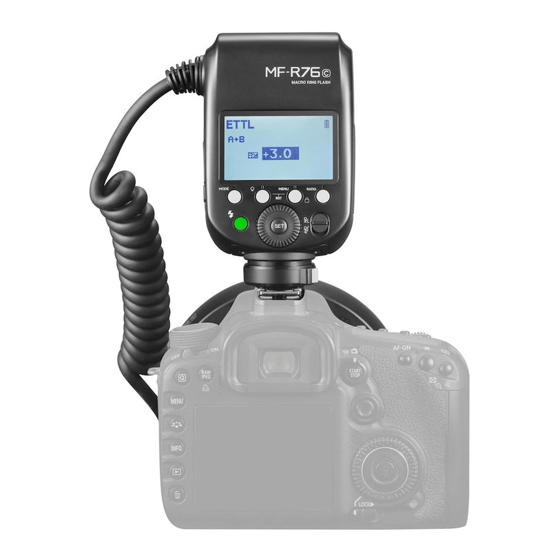 Godox MF-R76N On-Camera TTL Macro Ring Flash for Nikon