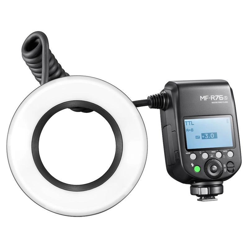 Godox MF-R76S On-Camera TTL Macro Ring Flash for Sony