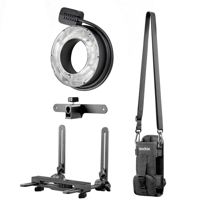 Godox MF-R76S+ Flash Anulare Dentale TTL Per Sony (A7M4, A6400) – 76Ws Con Batteria 550 Scatti, Luce Di Assistenza