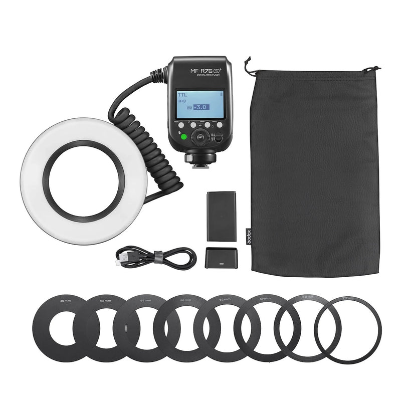 Godox MF-R76S+ Dental Photography Ring Flash for Sony