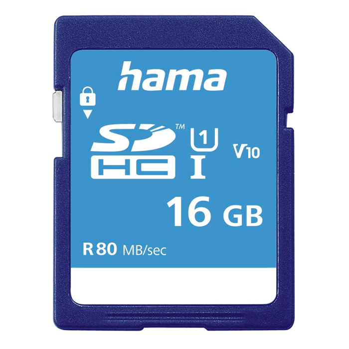 Hama SDHC 16GB Class 10 UHS-I Memory Card
