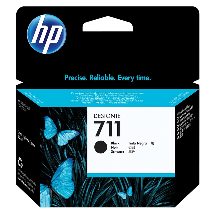HP 711 80ml Black DesignJet Ink Cartridge