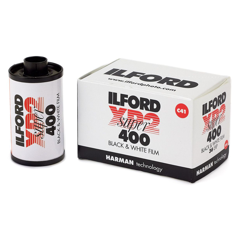 Ilford XP2 Super 400 24-Exposure 35mm Black & White 135 Film