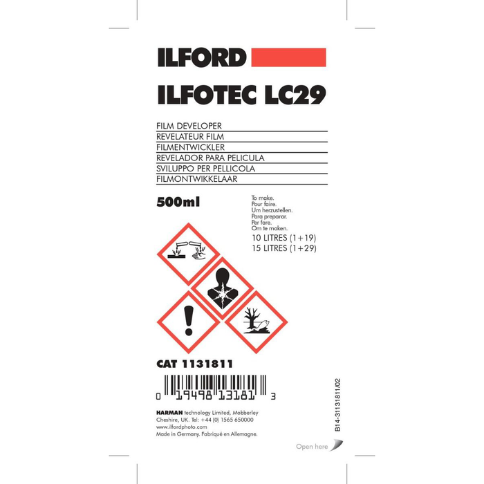 Ilford Ilfotec LC 29 Film Developer 500ml