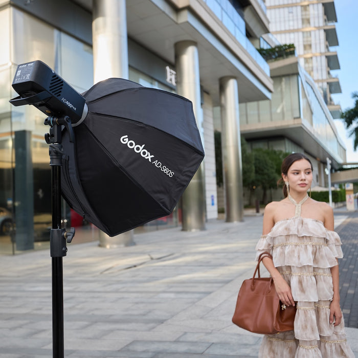 Godox AD400Pro II TTL Outdoor Battery Flash Head with Bowens S-Type Adapter