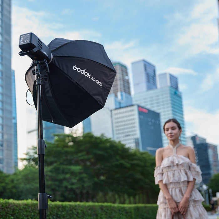 Godox AD400Pro II TTL Outdoor Battery Flash Head with Bowens S-Type Adapter