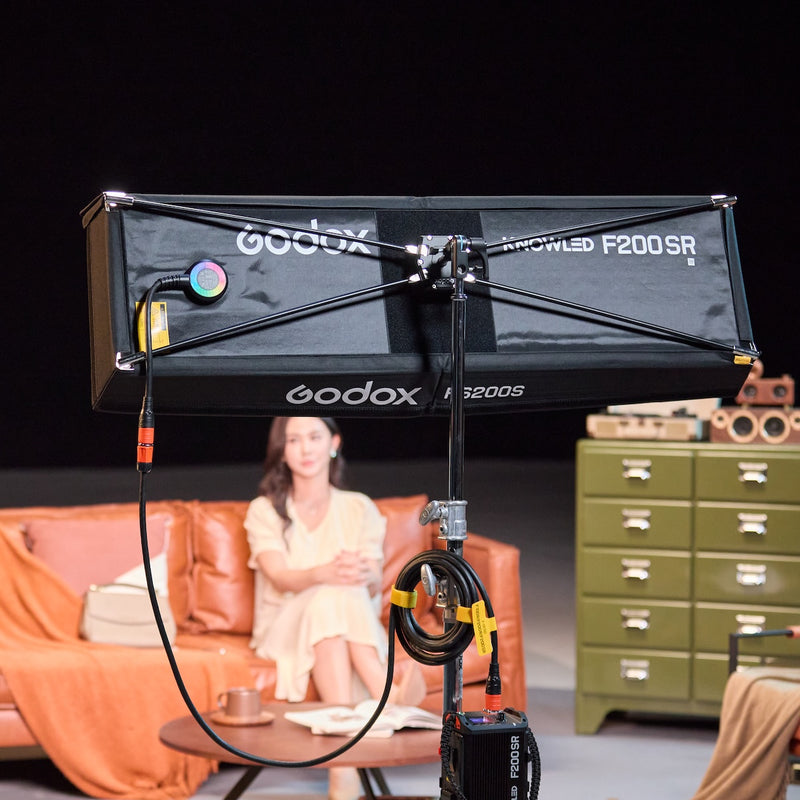 Godox KNOWLED F200SR Flexible IP54 RGB Cine LED Light Mat Panel