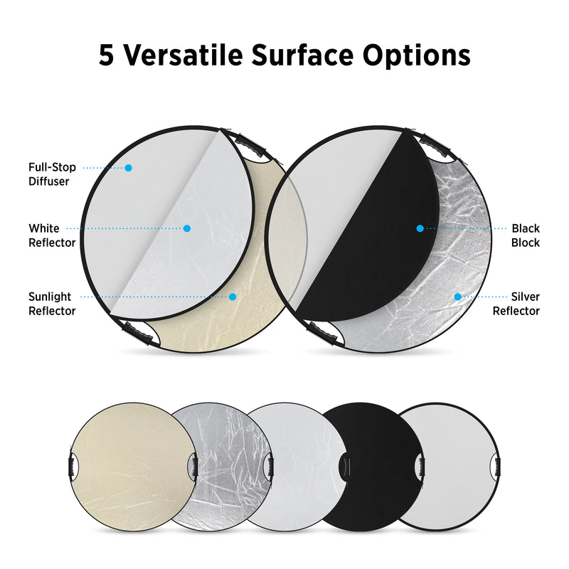Westcott Illuminator QuickGrip 5-in-1 Reflector 127cm (50")