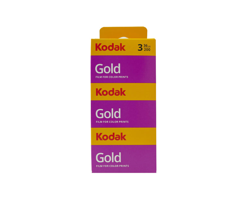 Kodak Gold 200 36-Exposure 35mm Colour Negative 135 Film (3-Pack)