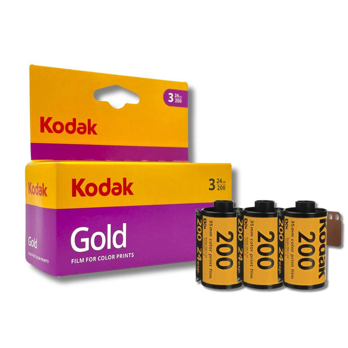 Kodak Gold 200 36-Exposure 35mm Colour Negative 135 Film (3-Pack)