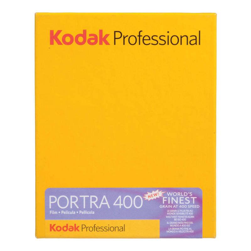 Kodak Portra 400 4x5 inch Sheet Film - Pack of 10