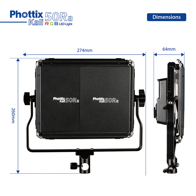 Phottix Kali 50Ra RGB Studio LED Twin Kit