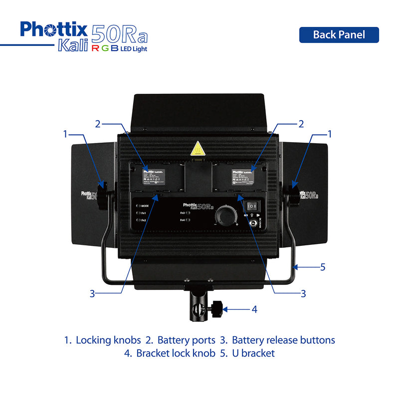 Phottix Kali 50Ra RGB Studio LED Twin Kit