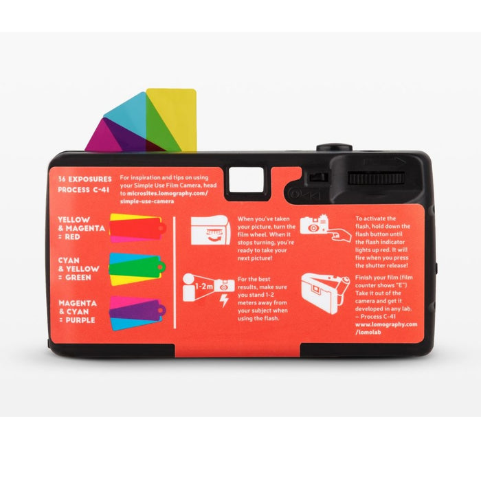 Lomography Simple Use Reloadable Film Camera Color Negative (EXPIRED FILM)