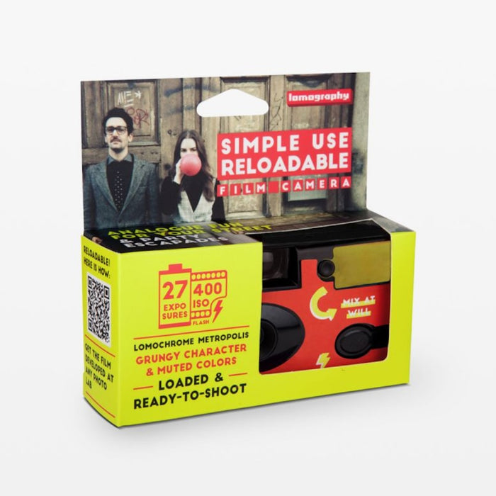 Lomography Simple Use Reloadable Film Camera LomoChrome Metropolis (FILM EXPIRED)