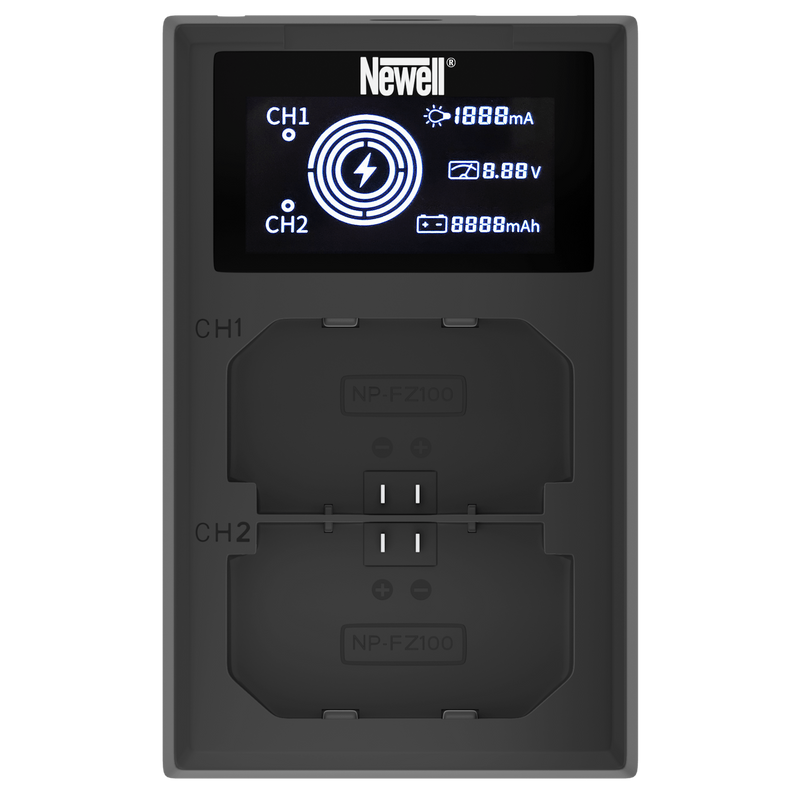 Newell FDL-USB-C Dual Channel Charger for Sony NP-FZ100 Battery